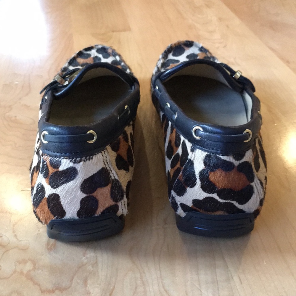 Vaneli leopard print calf hair loafers - Picture 7 of 12